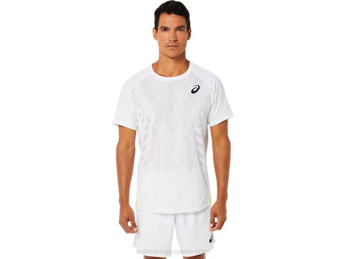Asics camiseta de hombre manga corta blanca brillante - Image 1