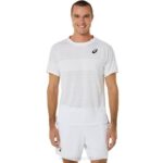 Asics camiseta de manga corta blanca para hombre 2LVJ499 estilo brillante