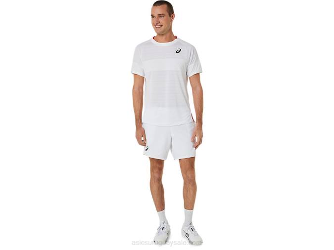 Asics camiseta de manga corta blanca para hombre 2LVJ499 estilo brillante - Image 5