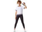 Asics camiseta de manga corta color block blanco y durazno - Image 3