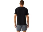 Asics camiseta de manga corta con bolsillo negro rendimiento - Image 2