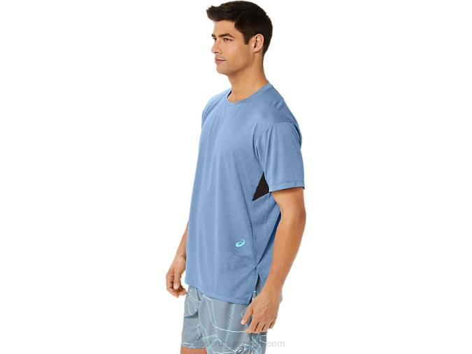Asics camiseta de manga corta estampado gel cool gran tiburón brezo - Image 3