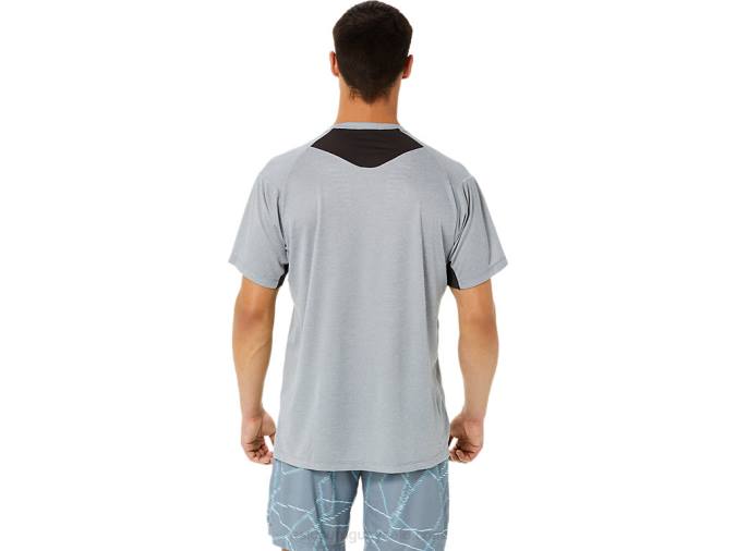 Asics camiseta de manga corta gel-cool hombre brezo yeso - Image 2