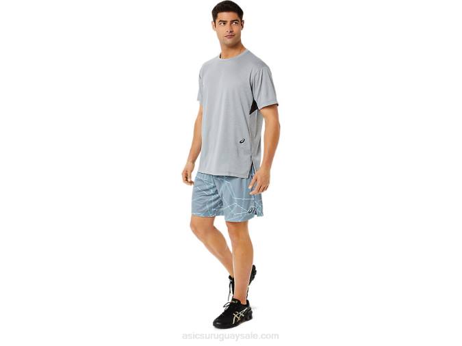 Asics camiseta de manga corta gel-cool hombre brezo yeso - Image 4