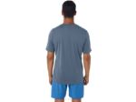 Asics camiseta de manga corta hthr tech hombre azul acero atractivo - Image 2