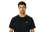 Asics camiseta de manga corta lyte rendimiento negro para hombre - Image 4
