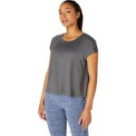 Asics camiseta de manga corta mujer rendimiento negra