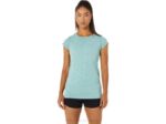 Asics camiseta de manga corta sin costuras sabio para mujer estilo y comodidad