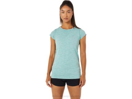 Asics camiseta de manga corta sin costuras sabio para mujer estilo y comodidad