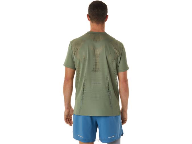 Asics camiseta de manga corta ventilate actibreeze liquen verde para hombre - Image 2