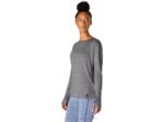 Asics camiseta de manga larga mujer rendimiento negro estilo y comodidad - Image 3