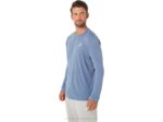 Asics camiseta de manga larga tormenta azul para hombre - Image 3