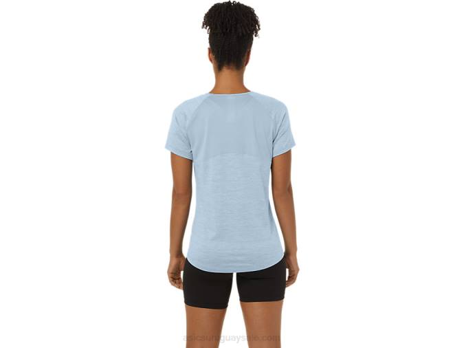 Asics camiseta de mujer manga corta ligera cielo - Image 2