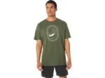 Asics camiseta de pista y campo oliva espiral moderna - Image 2
