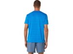 Asics camiseta de rayas azul para hombre estilo moderno - Image 2