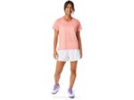 Asics camiseta de rayas guayaba para mujer estilo moderno - Image 4