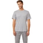 Asics camiseta de rendimiento corta para hombre yeso