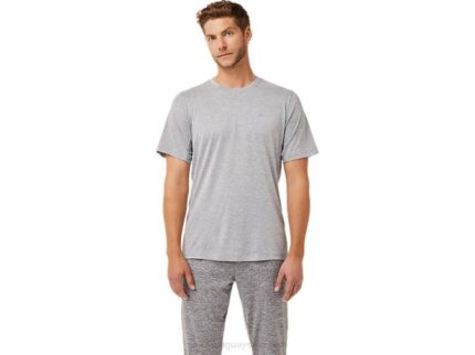 Asics camiseta de rendimiento corta para hombre yeso