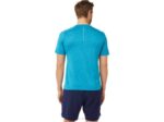 Asics camiseta de rendimiento manga corta hombre azul turquesa - Image 2