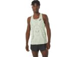 Asics camiseta de tirantes jacquard actibreeze verde fresco