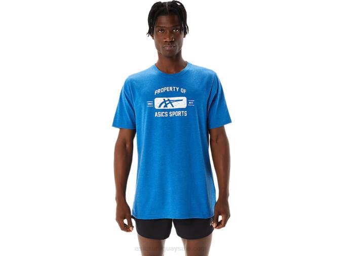 Asics camiseta deportiva de manga corta color lago drive brezo - Image 1