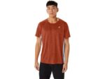 Asics camiseta hombre manga corta latte de especias hoja de roca