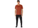 Asics camiseta hombre manga corta latte de especias hoja de roca - Image 4
