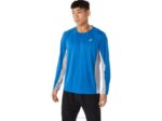 Asics camiseta larga hombre gris piedmont lago drive