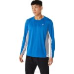 Asics camiseta larga hombre gris piedmont lago drive