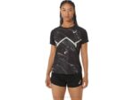 Asics camiseta ligera mujer negro verde rendimiento 2LVJ2337