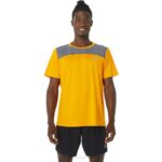 Asics camiseta manga corta hombre ámbar metrópolis ligera y cómoda