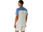 Asics camiseta manga corta hombre azul acero salvia claro rendimiento deportivo - Image 2