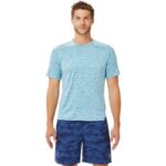 Asics camiseta manga corta hombre pr lyte azul turquesa