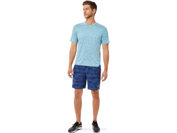 Asics camiseta manga corta hombre pr lyte azul turquesa - Image 4