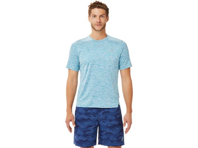 Asics camiseta manga corta hombre pr lyte azul turquesa - Image 1