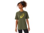 Asics camiseta manga corta pincel lienzo oliva estilo moderno - Image 5