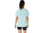 Asics camiseta manga corta pr lyte run mujer azul claro - Image 2