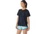 Asics camiseta manga corta pr lyte run mujer sombra nocturna lago - Image 3