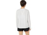 Asics camiseta manga larga mujer blanca brillante estilo deportivo - Image 2
