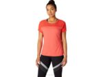 Asics Camiseta Mujer Toronja Rosa Estilo Deportivo