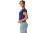 Asics camiseta nagino flex mujer azul índigo estilo y confort - Image 3