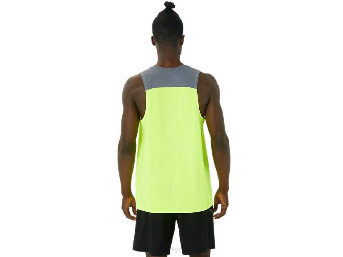 Asics camiseta pr lyte hombre amarillo de seguridad y confort - Image 2