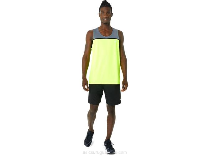 Asics camiseta pr lyte hombre amarillo de seguridad y confort - Image 4