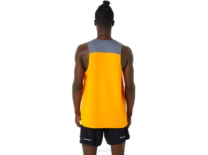 Asics camiseta pr lyte hombre ámbar metrópolis estilo y confort - Image 2