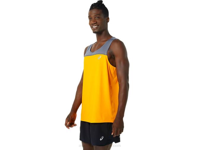 Asics camiseta pr lyte hombre ámbar metrópolis estilo y confort - Image 3