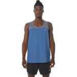 Asics camiseta pr lyte hombre azul metrópolis estilo y confort