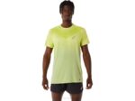 Asics camiseta sin costuras hombre salvia ligera y ralladura de lima