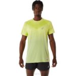 Asics camiseta sin costuras hombre salvia ligera y ralladura de lima