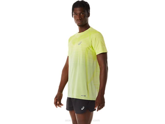Asics camiseta sin costuras hombre salvia ligera y ralladura de lima - Image 3