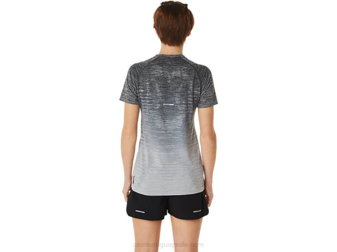 Asics camiseta sin costuras manga corta mujer gris glaciar - Image 2
